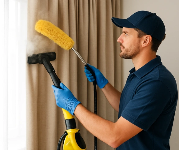 Trusted drapes cleaning technician Matty Curtain Cleaning cabarita-nsw QLD