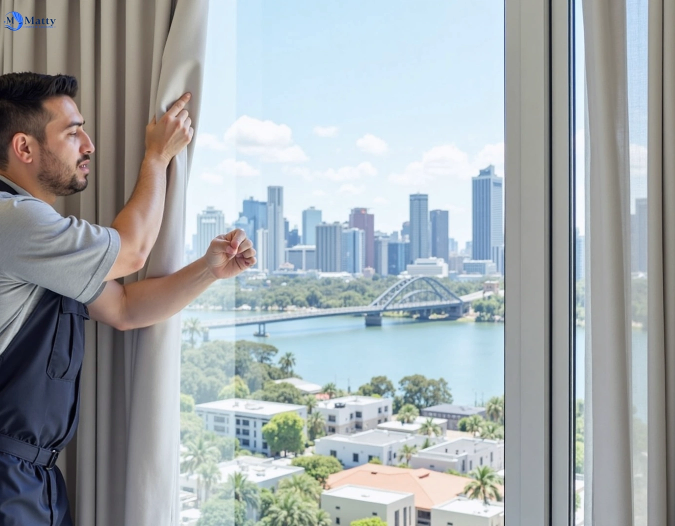 Professional curtain steam cleaning service cabarita-nsw QLD by Matty Curtain Cleaning